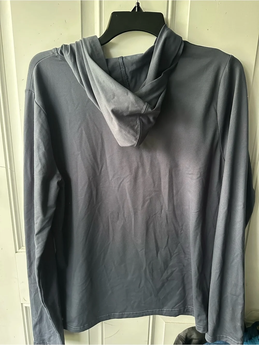 Under Armour Gray Youth Hooded Long-Sleeve Pullover(SHIRT NOT FADED)